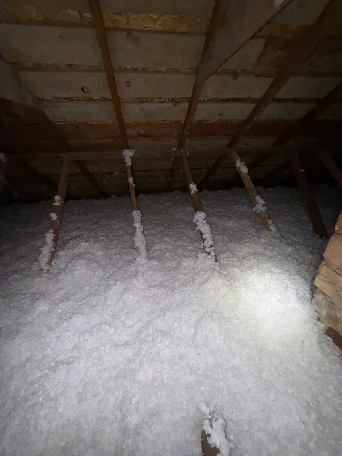 Finished attic condition from American Fork before-and-after photo set 3