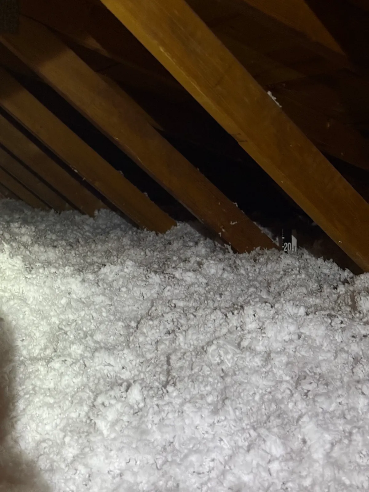 Finished attic condition from Cottonwood Heights before-and-after photo set 2