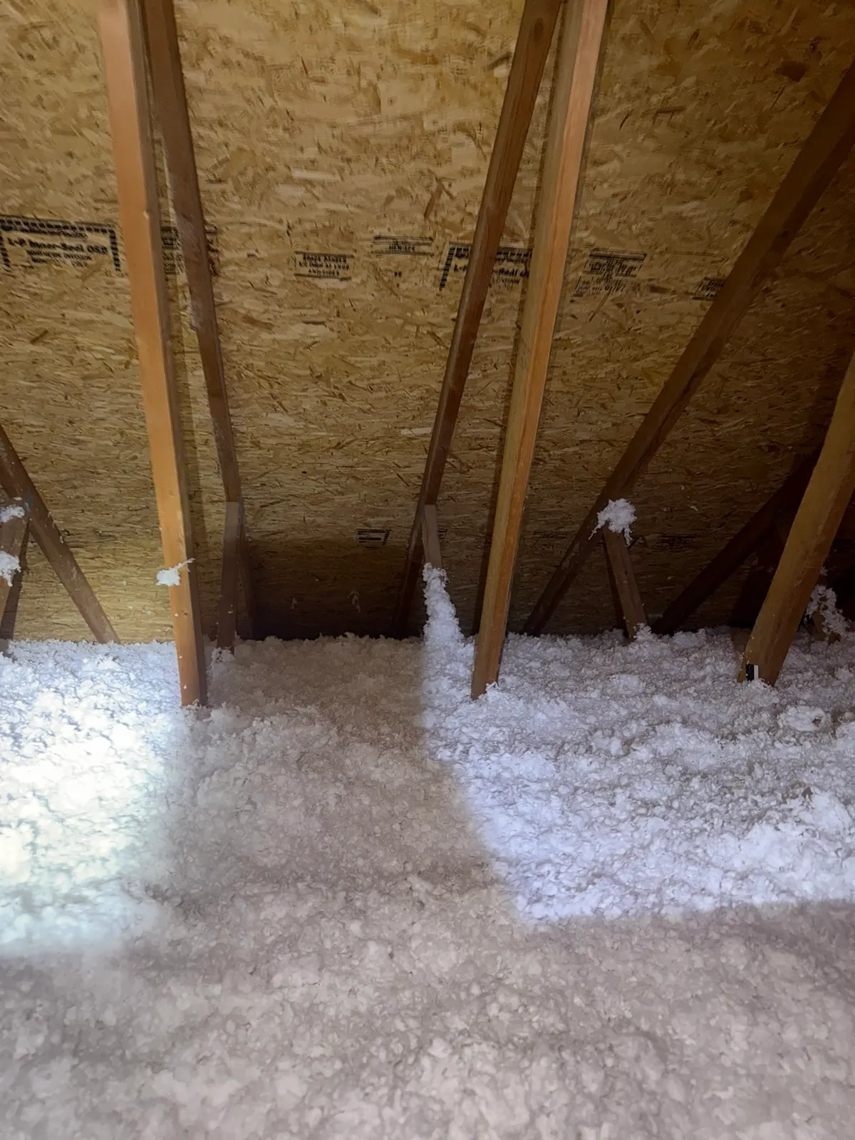 Finished attic condition from Herriman before-and-after photo set 1