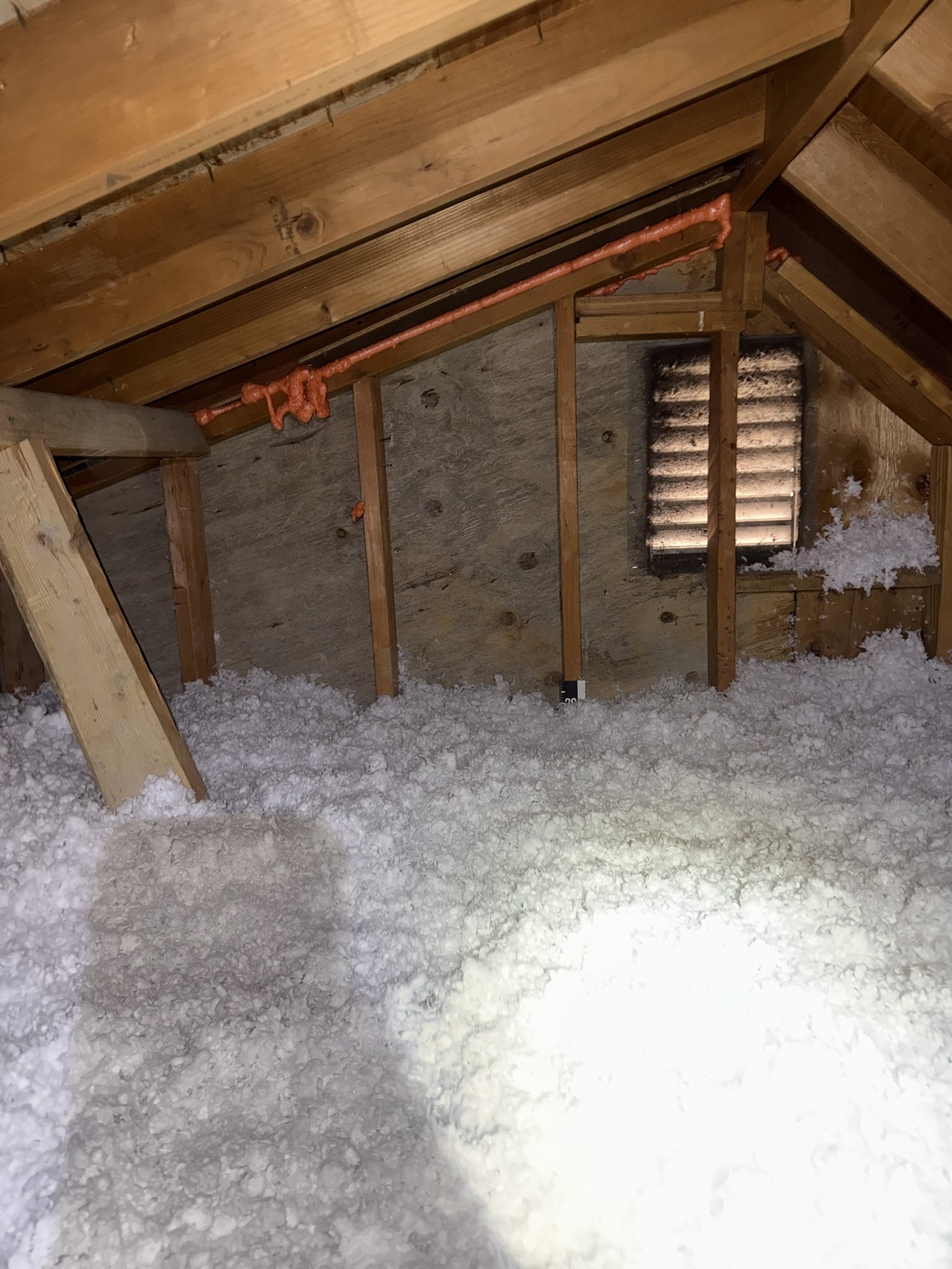 Finished attic condition from Herriman before-and-after photo set 2