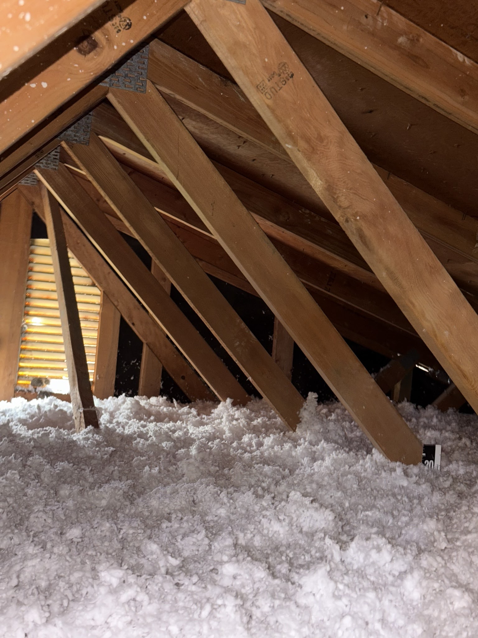 Finished attic condition from Holladay before-and-after photo set 3