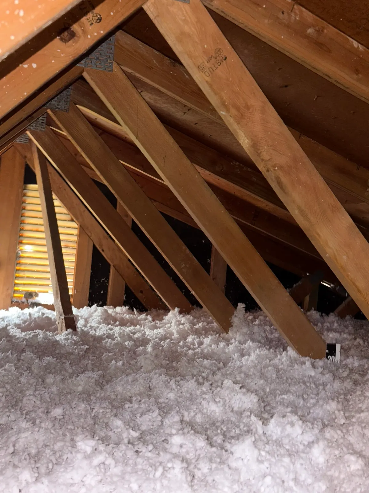 Finished attic condition from Holladay before-and-after photo set 3