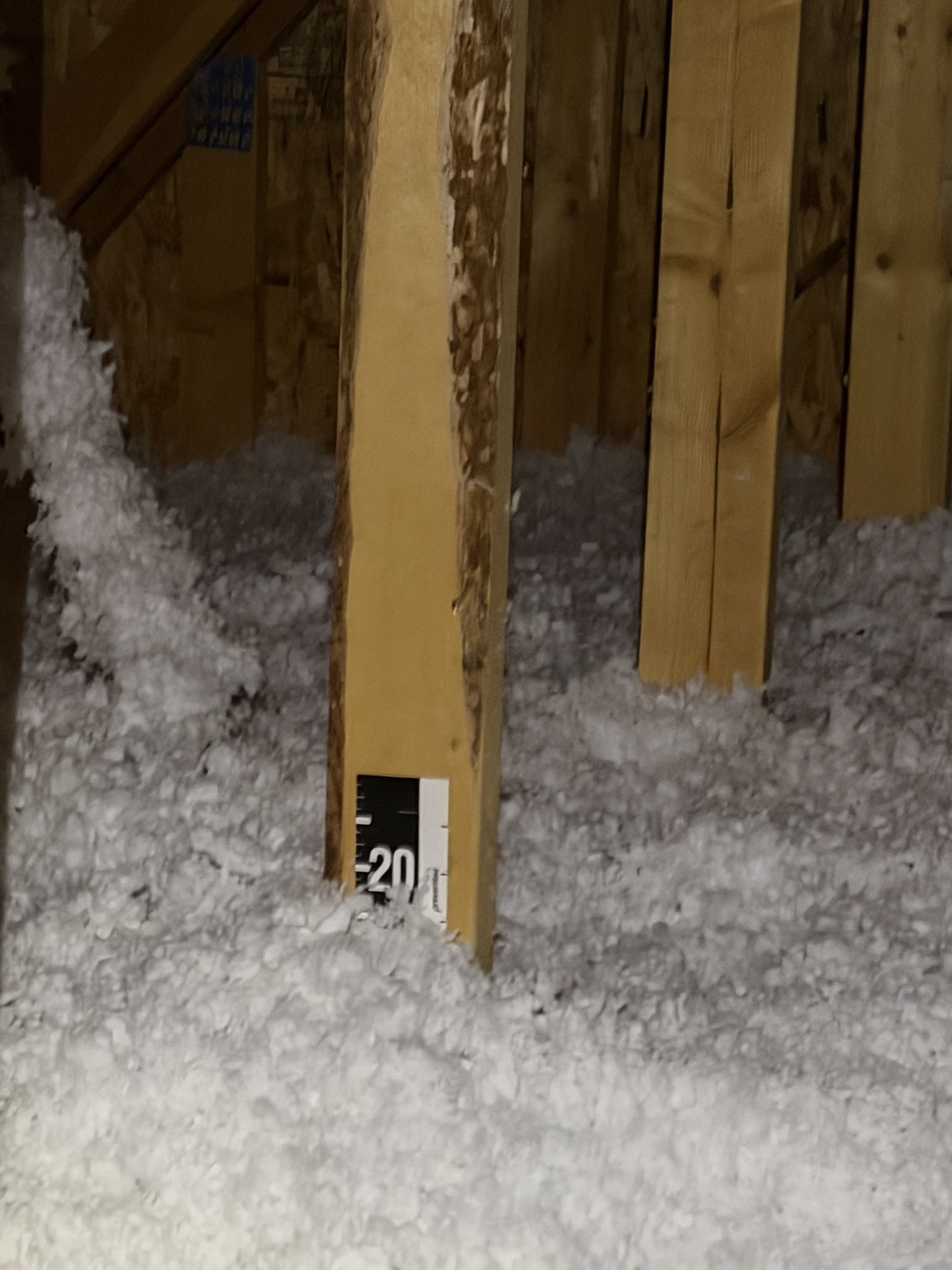 Finished attic condition from South Jordan before-and-after photo set 1