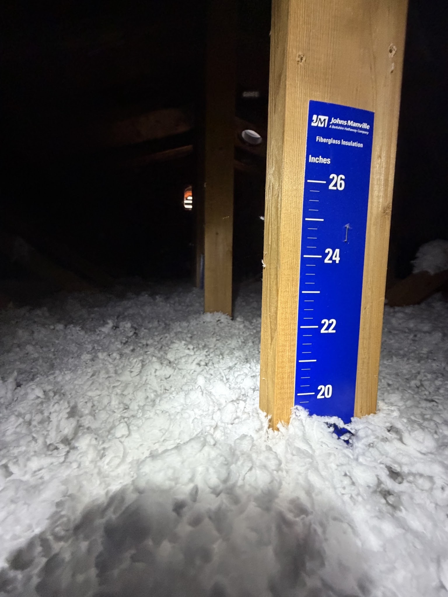 Finished attic condition from South Jordan before-and-after photo set 3