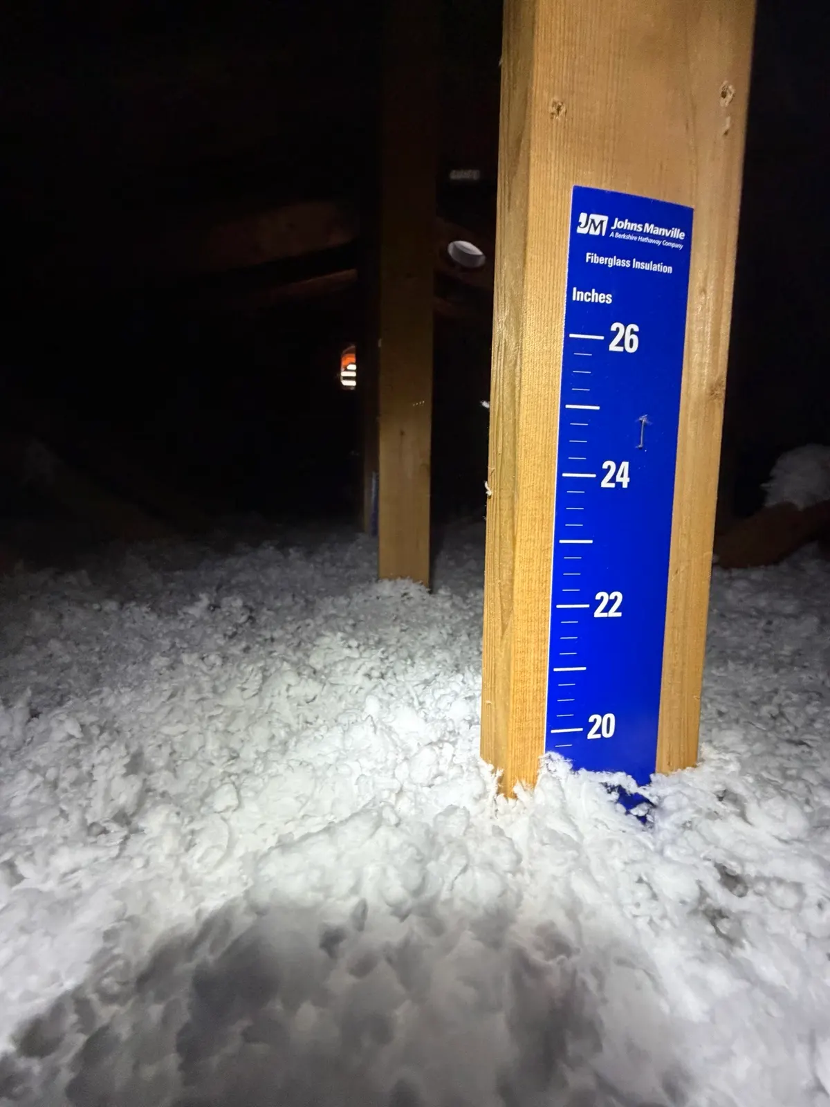 Finished attic condition from South Jordan before-and-after photo set 3