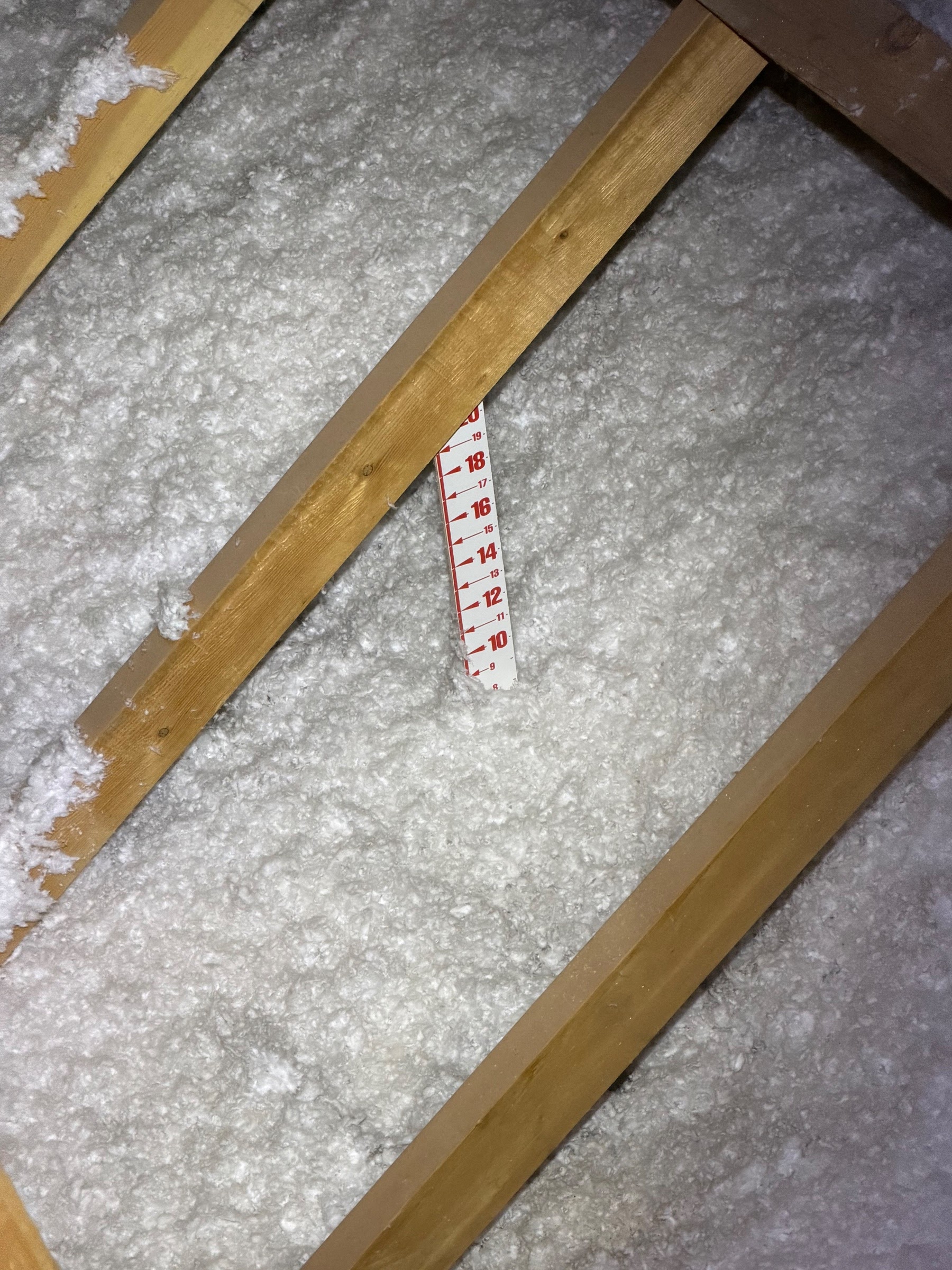 Before attic condition from Sugar House before-and-after photo set 1