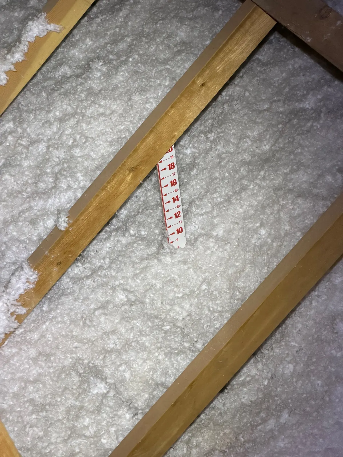 Before attic condition from Sugar House before-and-after photo set 1