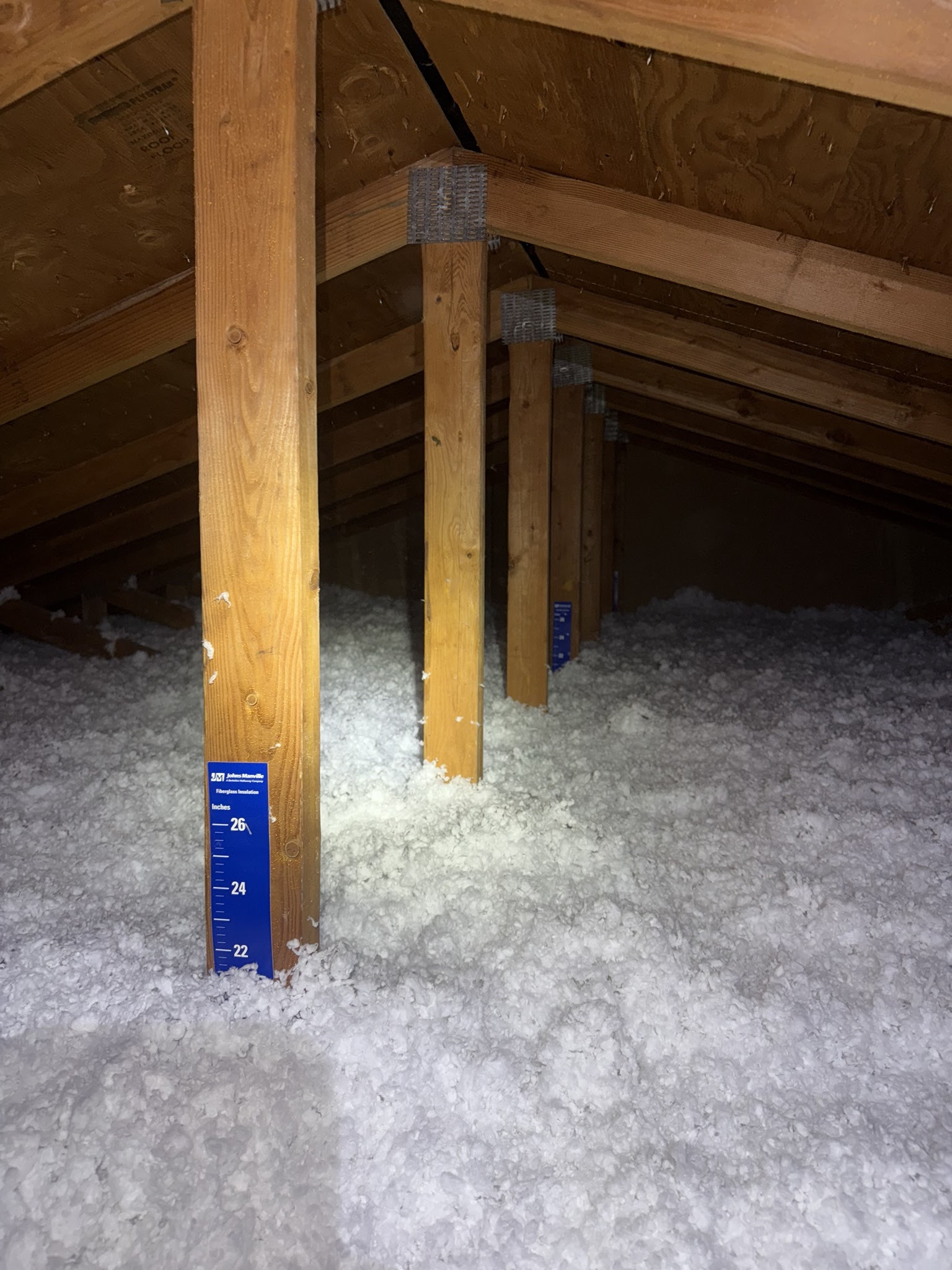 Finished attic condition from West Jordan before-and-after photo set 3