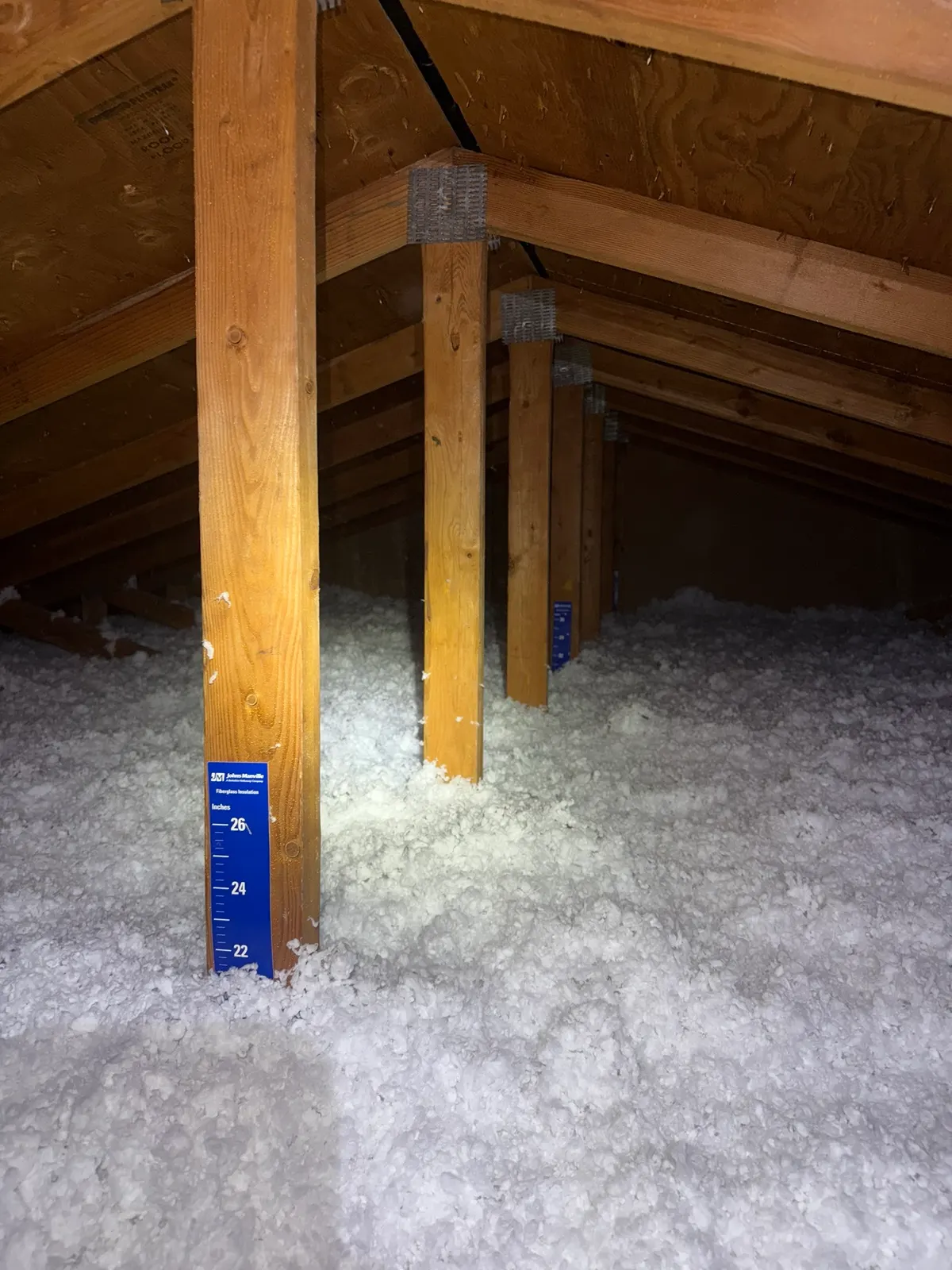 Finished attic condition from West Jordan before-and-after photo set 3